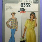 Simplicity 8352 Pullover Top, Pants and Elastic Waist Skirt Sewing Pattern Plus Size 18-20