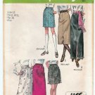 Simplicity 9099 UNCUT Vintage 1970's Mini, Midi, Maxi Length Skirt Pattern Size 12