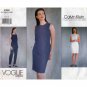 Vogue Pattern 2166 American Designer Calvin Klein Top, Dress, Skirt, Pants Size 6-8-10 UNCUT