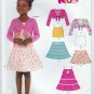 New Look Pattern 6582 Girl's Sundress, Skirt, Shrug, Tank Top Child Size 3-4-5-6-7-8 UNCUT