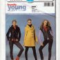 Burda Young Pattern 7735 Coat, Motorcycle Jacket, Zip Front Vest Size 6-8-10-12-14-16-18 UNCUT