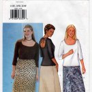 Butterick 3095 Women's Top and Skirt Sewing Pattern Plus Size 16W-18W-20W UNCUT