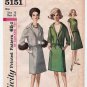 Simplicity 5151 Vintage 1960's Women's Suit and Overblouse Sewing Pattern Misses Size 16