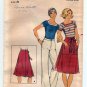 Butterick 4661 Vintage 1970's Pullover Top, Back Wrap Skirt, Pants Pattern Misses Size 8