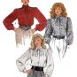 McCall's 9176 UNCUT Women's Blouse Sewing Pattern, Long Sleeves, Tie Collar, Misses Size 8