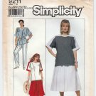 Simplicity 9211 UNCUT Women's Top, Pull-On Pants and Skirt Pattern Plus Size 18W-32W