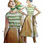 Kwik Sew 683 UNCUT Sewing Pattern for Women's Knit Top and Wrap Skirt Misses Size 8-10-12