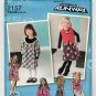 Simplicity 2157 Girl's Dress or Jumper and Vest, Project Runway Sewing Pattern, Size 4-5-6-7-8 UNCUT
