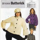Butterick B5088 5088 Misses' Jacket Sewing Pattern Size 6-8-10-12 UNCUT