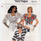 Vogue 9261 UNCUT Vintage Pattern for Cover-Up, Top and Bandeau Misses' Size 12-14-16