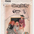Simplicity 7002 UNCUT Girl's Dress Sewing Pattern, Long or Short Sleeves, Size 10-12-14