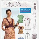 McCall's M5895 Women's Scrubs Tops, Dress and Pants Pattern, Plus Size 18W-20W-22W-24W UNCUT
