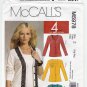 McCall's M5978 Women's Cardigan and Tank Top, Twin Set Sewing Pattern Size 16-18-20-22 UNCUT