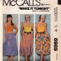 McCall's 6989 UNCUT Women's Tiered Ruffle Skirt Sewing Pattern Misses Size Medium, 14-16