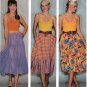 McCall's 6989 UNCUT Women's Tiered Ruffle Skirt Sewing Pattern Misses Size Medium, 14-16