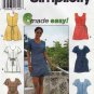 Simplicity 8126 Women's Romper Sewing Pattern Misses' / Petite Size 10-12-14 UNCUT