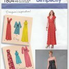 Simplicity 1804 Women's Knit Dress Sewing Pattern Misses' Size 6-8-10-12-14 UNCUT