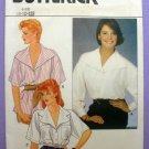 Butterick 4982 UNCUT Women's Blouse Pattern with Collar, Long or Short Sleeves Misses Size 8-10-12