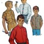 Simplicity 4964 UNCUT VTG 1960's Boys Button Up Shirt Sewing Pattern Size 8