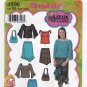 Simplicity 4896 Girl's Skirt, Pullover Top and Bags Sewing Pattern, HALF Sizes 8-16 UNCUT