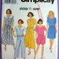 Simplicity 8353 Women's 2 Piece Dress Pattern, Gathered or Split Skirt Misses Size 10-12-14-16 UNCUT