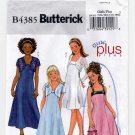 Butterick B4385 4385 Girls Bolero Jacket and Formal Dress Pattern Girls Plus/Half Sizes 10-16 UNCUT
