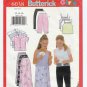 Butterick 6038 Girl's Shirt, Camisole, Long Skirt and Capri Pants Sewing Pattern Size 12-14-16 UNCUT