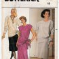 Butterick 6756 UNCUT Women's Pullover Top Pattern and Straight Skirt Sewing Pattern, Misses Size 10