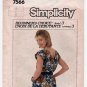 Simplicity 7566 UNCUT Sewing Pattern for Women's Summer Top and Elastic Waist Shorts Misses Size 8