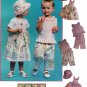McCall's 3270 Toddler Girl's Jumper, Top, Capri Pants and Hat Sewing Pattern Size 1-2-3-4 UNCUT
