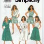 Simplicity 7336 UNCUT Women's Culottes, Skirt, Tank Top and Jacket Pattern, Size 6-8-10-12-14