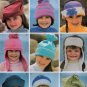Butterick 3684 Children's Hats Sewing Pattern, Boys, Girls Size Small, Medium, Large UNCUT