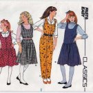 Butterick 4062 UNCUT Girls' Jumper and Jumpsuit Sewing Pattern Size 7-8-10