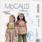McCall's M6062 6062 Girl's Top, Dress, Capri Pants, Sewing Pattern Size 2-3-4-5 UNCUT