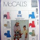 McCall's 8627 Girls' Dress and Unlined Jacket Sewing Pattern Girl's Size 4-5-6 UNCUT