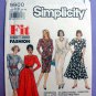 Simplicity 9900 UNCUT Dress Sewing Pattern, Slim or Flared Skirt, Size 8-10-12-14