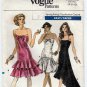 Vogue 7095 UNCUT Strapless Dress Sewing Pattern, Misses / Miss Petite Size 6-8-10
