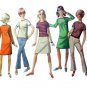 Simplicity 6716 UNCUT VTG 1960's Hiphugger Bell-bottom Pants/Skirt/Dress/Top Pattern Teen Size 10