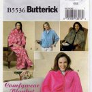 Comfywear Blanket, Snugly Lounge Wrap Sewing Pattern, One Size, UNCUT Butterick B5536 5536