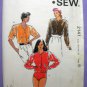Kwik Sew 2141 UNCUT Women's Bodysuits and Button Up Blouses Size XS-S-M-L-XL Sewing Pattern