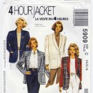 McCall's 5909 Women's 4 Hour Jacket Sewing Pattern, Misses Size 10-12-14 UNCUT