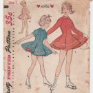 Simplicity 4483 UNCUT Vintage 1960's Girl's Skating Costume and Ballet Dress Sewing Pattern Size 7