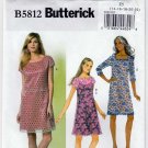 Butterick B5812 5812 Dress and Slip, Women's Sewing Pattern Misses' Size 14-16-18-20-22 UNCUT