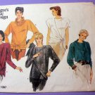 Vogue Basic Design 1397 UNCUT Pullover Blouse Women's Sewing Pattern Misses Size 10