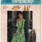 Simplicity 7255 UNCUT Vintage 70's Jiffy Knit Dress Sewing Pattern, Evening / Regular Length Size 8