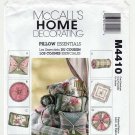 McCall's M4410 Pillows Home Decor Sewing Pattern, Decorating Essentials UNCUT