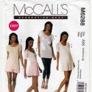 McCall's M6288 6288 Women's Top, Racer Back Dress and Skirt Pattern Misses Size 4-6-8-10-12 UNCUT