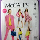 McCall's M6711 Women's Dress, Top, Skirt, Pants, Jacket Pattern Misses Size 14-16-18-20-22 UNCUT