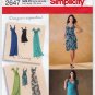 Simplicity 2647 Halter Dress, Sundress, Maxi Dress Sewing Pattern Size 12-14-16-18-20 UNCUT