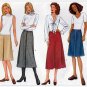 Butterick 3155 Women's A-Line Skirt Sewing Pattern Misses / Misses Petite Size 14-16-18 UNCUT